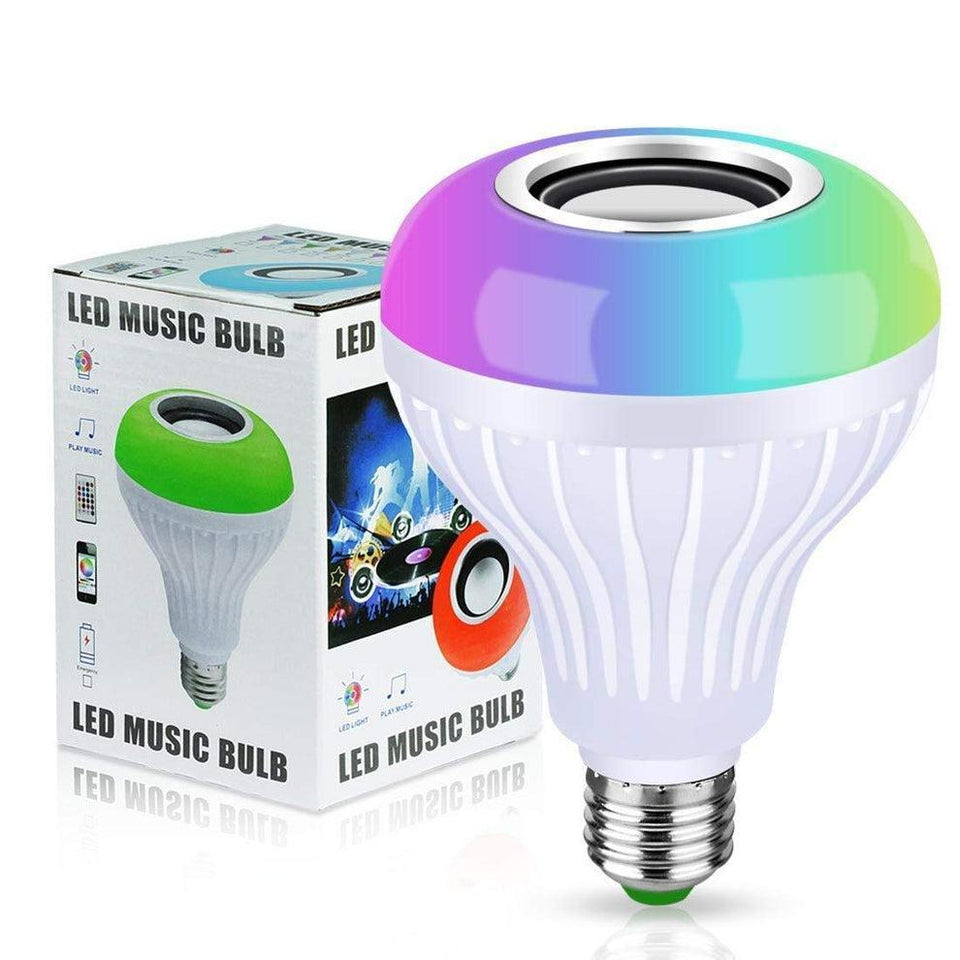 Multicolor Bluetooth LED Bulb with Speaker
