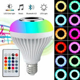 Multicolor Bluetooth LED Bulb with Speaker