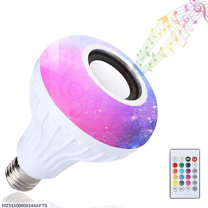 Multicolor Bluetooth LED Bulb with Speaker