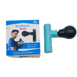 Rechargeable Mini Massager Gun Black ABS